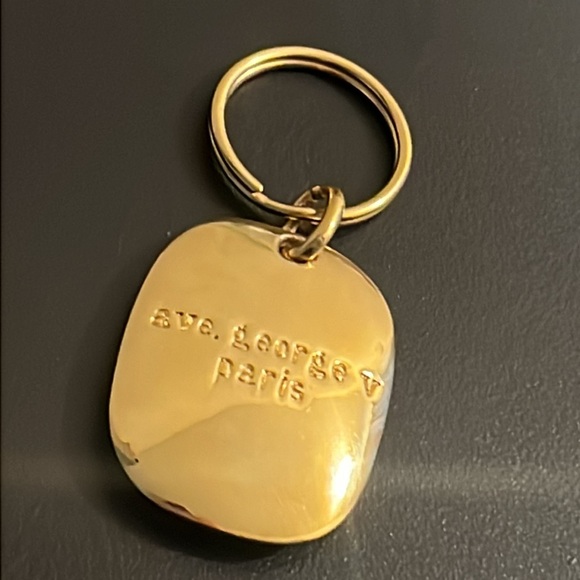 Rare Vintage Designer Givenchy Paris Logo Runway Key Tag Chain - Picture 8 of 16